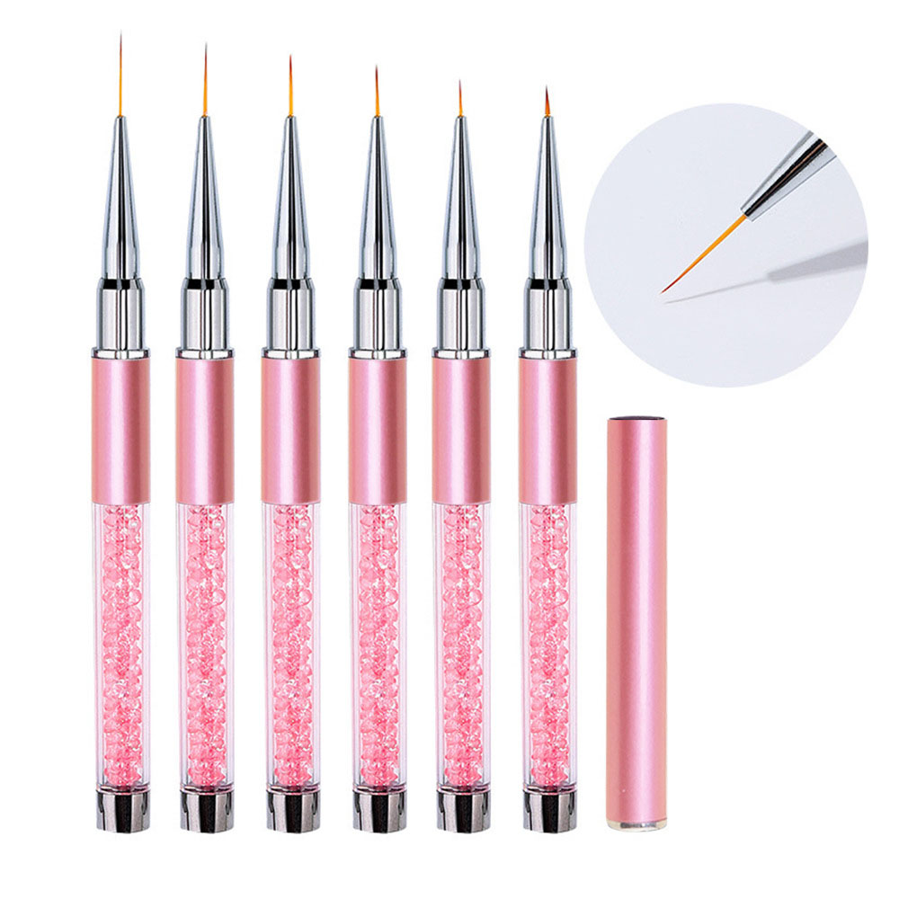 6pcs/Set Acrylic French Stripe - Resin Art Gel ulasan dan harga