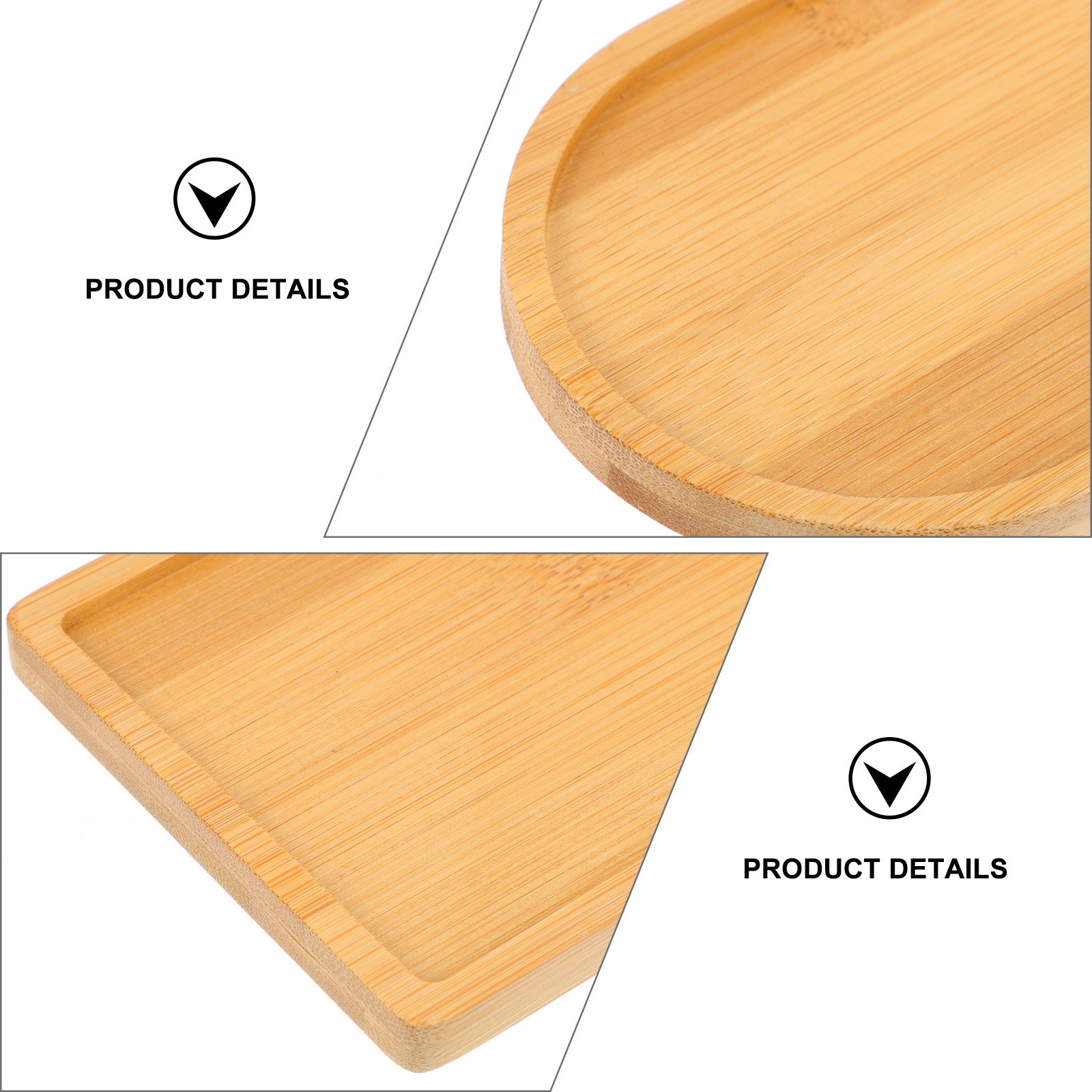 6Pcs Wooden Tray DIY Mold for  - Resin Art Tray ulasan dan harga