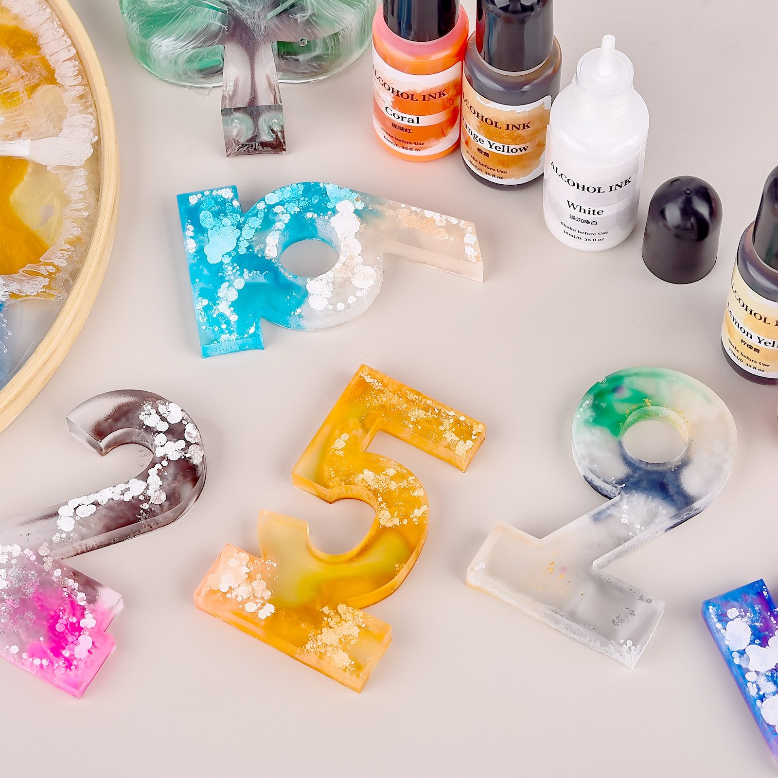 1set Art Ink Alcohol Epoxy Res - Resin Art Alcohol Ink ulasan dan harga
