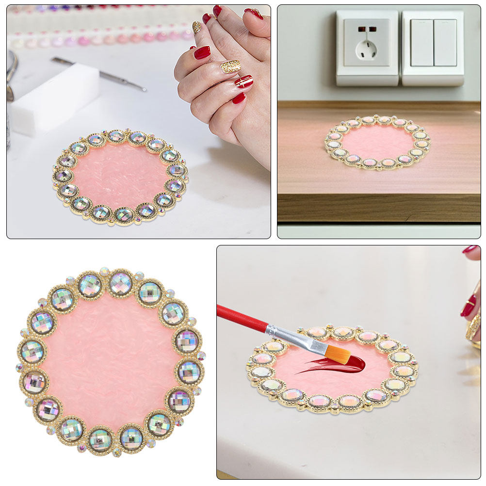 2Pcs Crystal Resin Nail Art Co - Resin Art Tray ulasan dan harga