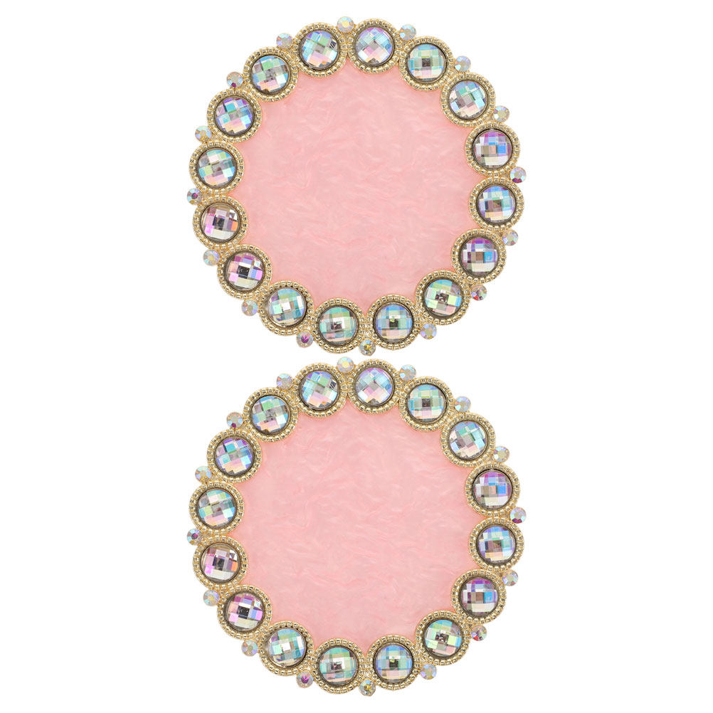 2Pcs Crystal Resin Nail Art Co - Resin Art Tray ulasan dan harga