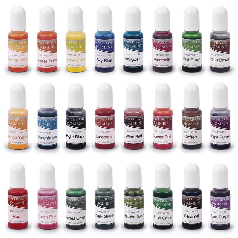 24 Colors/Set 10ml Art Ink Alc - Resin Art Alcohol Ink ulasan dan harga