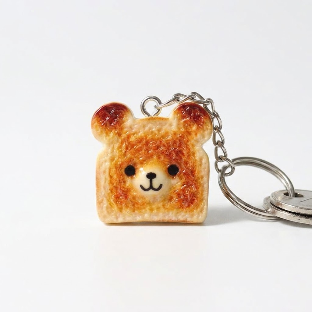 10pcs Resin Plastic Bread Pend - Resin Art Keychain ulasan dan harga