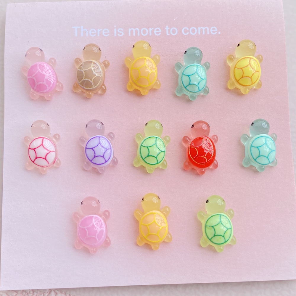30Pcs Cute Mini Cartoon Night  - Resin Art Design For Wedding ulasan dan harga