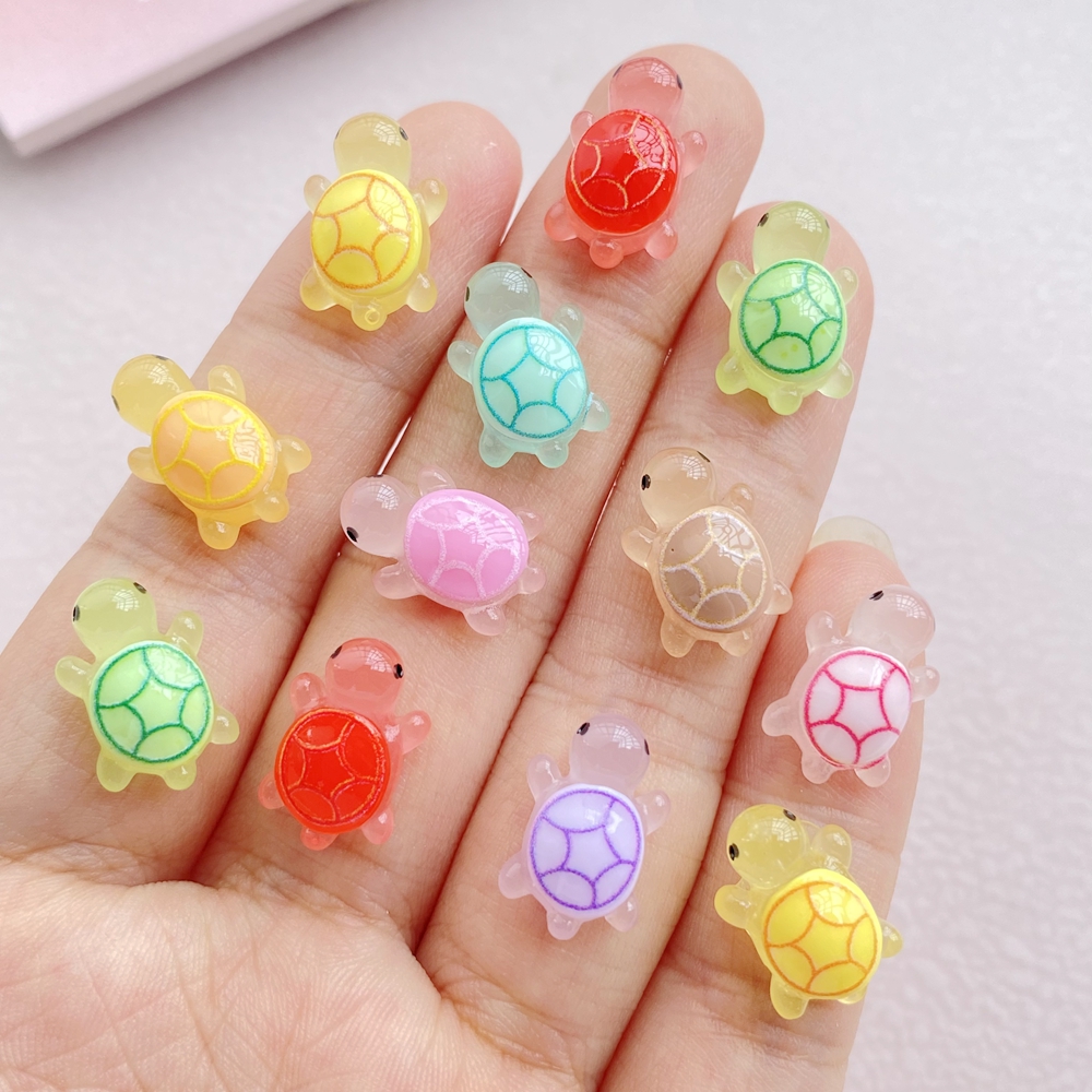 30Pcs Cute Mini Cartoon Night  - Resin Art Design For Wedding ulasan dan harga
