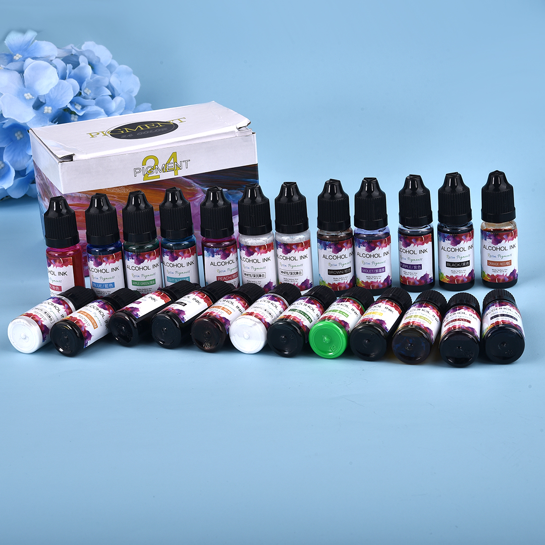 10ML Art Ink Alcohol Resin Pig - Resin Art Alcohol Ink ulasan dan harga