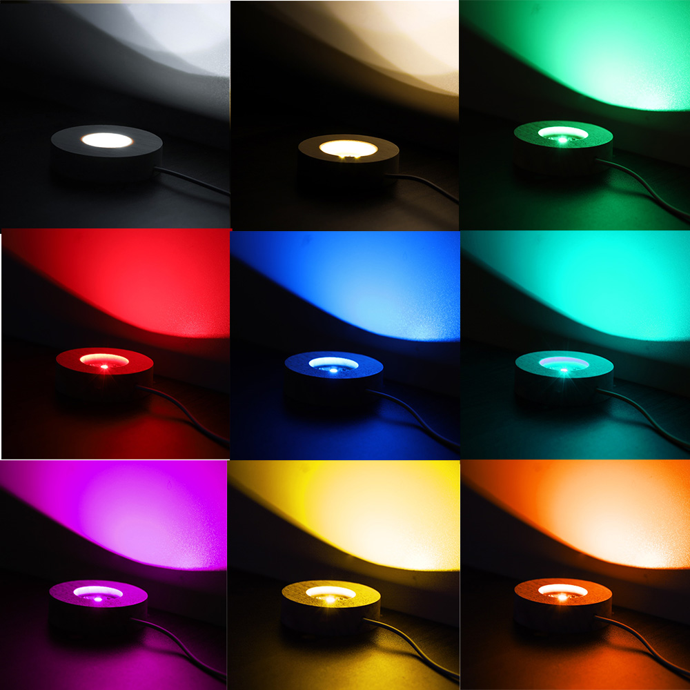 Resin Art Display Round Wood C - Resin Art Lamp ulasan dan harga