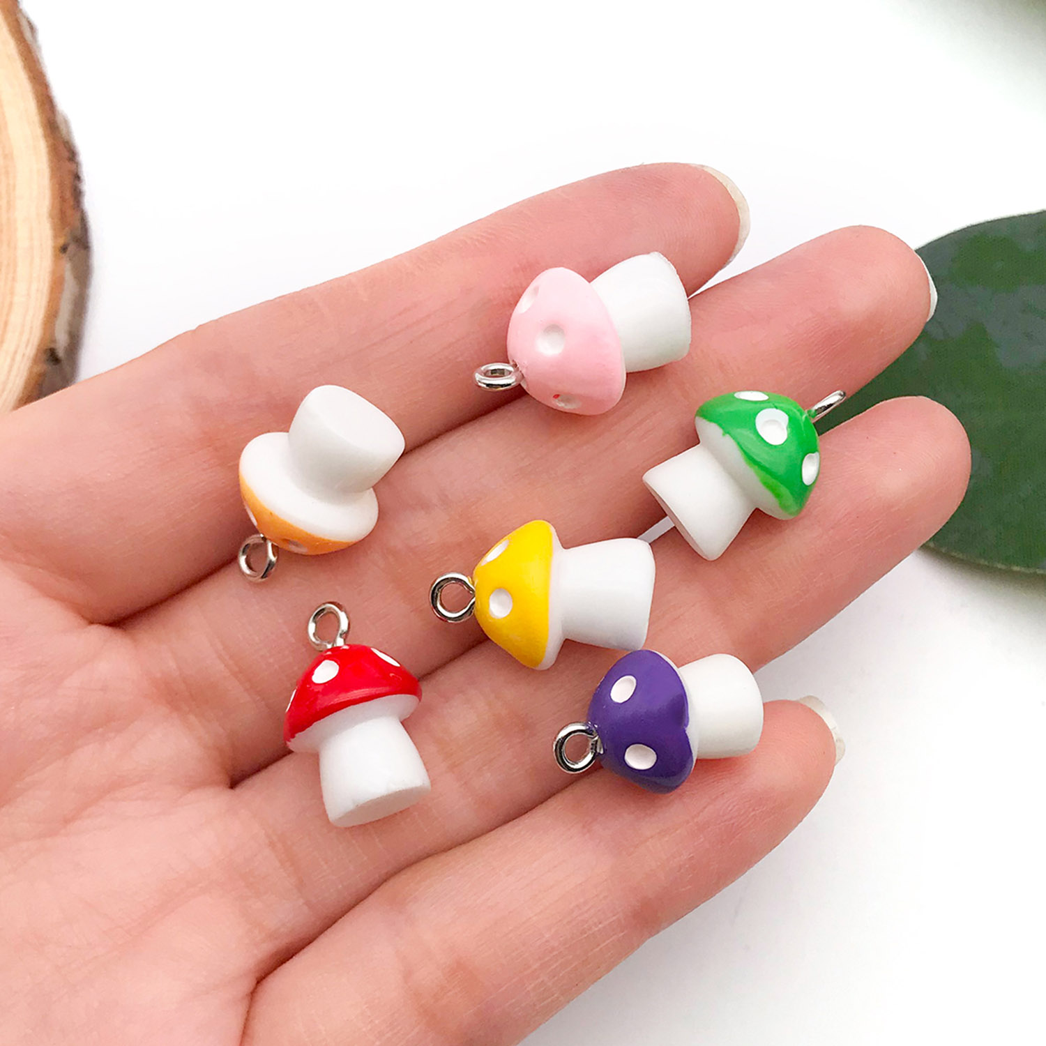 5/12pcs Cartoon Colorful Small - Resin Art Keychain ulasan dan harga