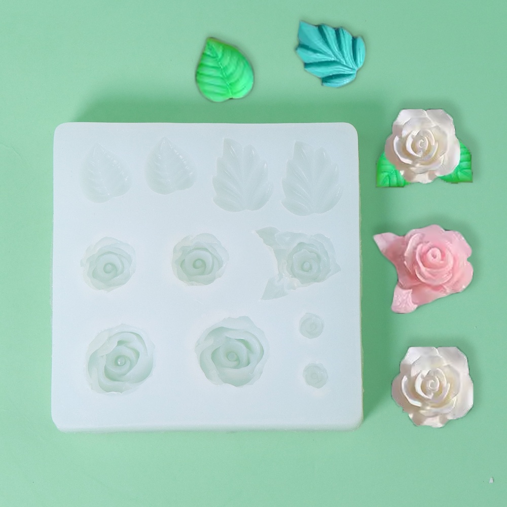 Rose Petal Silicone Soap Mold  - Resin Art Rose Petals ulasan dan harga