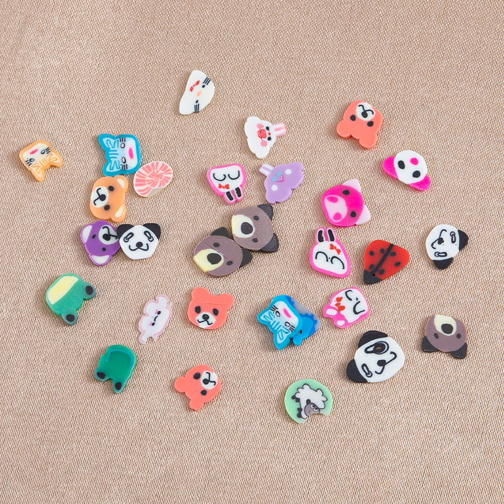 1000pcs Mix Fruit Soft Clay Sl - Resin Art Gel ulasan dan harga