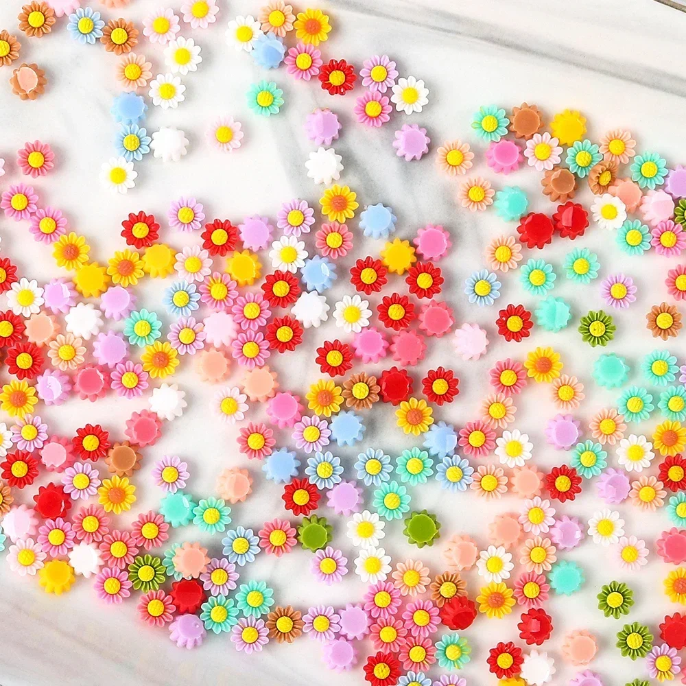 100pcs DIY Nail Charms Accesso - Resin Art Rose Petals ulasan dan harga