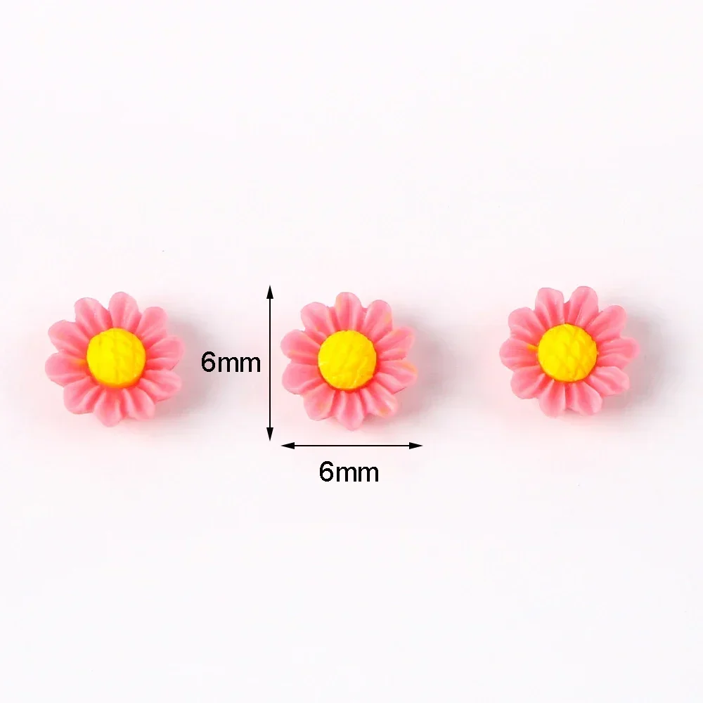 100pcs DIY Nail Charms Accesso - Resin Art Rose Petals ulasan dan harga