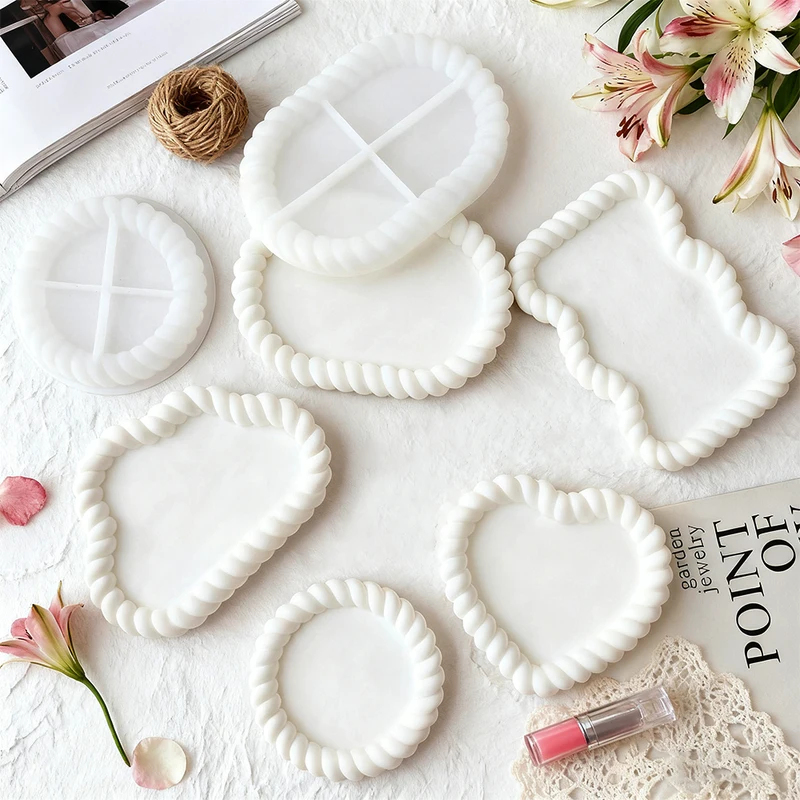 DIY Geometric Cloud Oval Form  - Resin Art Tray ulasan dan harga
