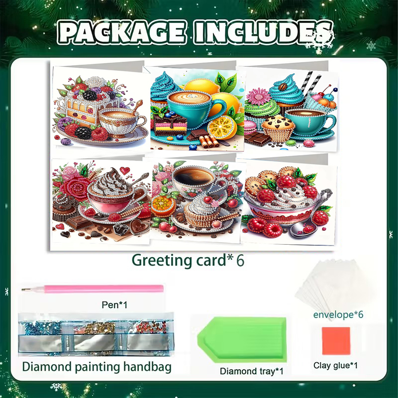 6-piece DIY Diamond Painting S - Resin Art Heart ulasan dan harga