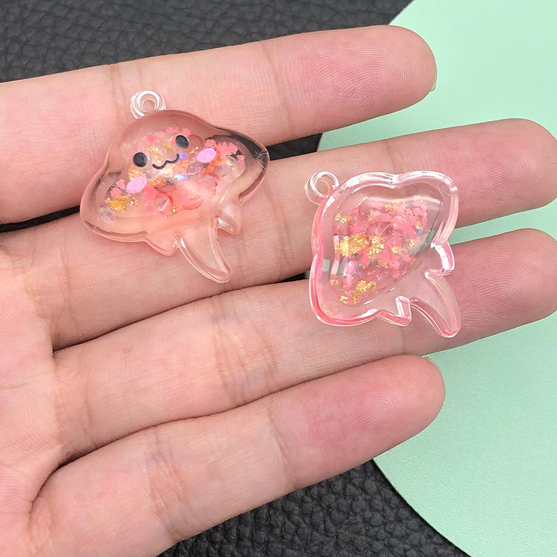 10Pcs Luminous Manta rays Resi - Resin Art Keychain ulasan dan harga