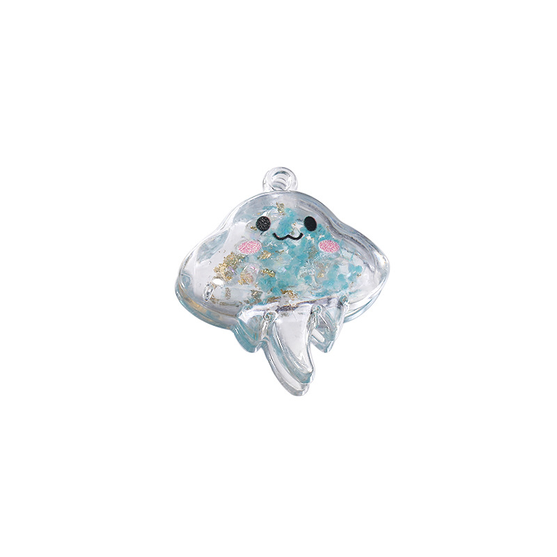 10Pcs Luminous Manta rays Resi - Resin Art Keychain ulasan dan harga