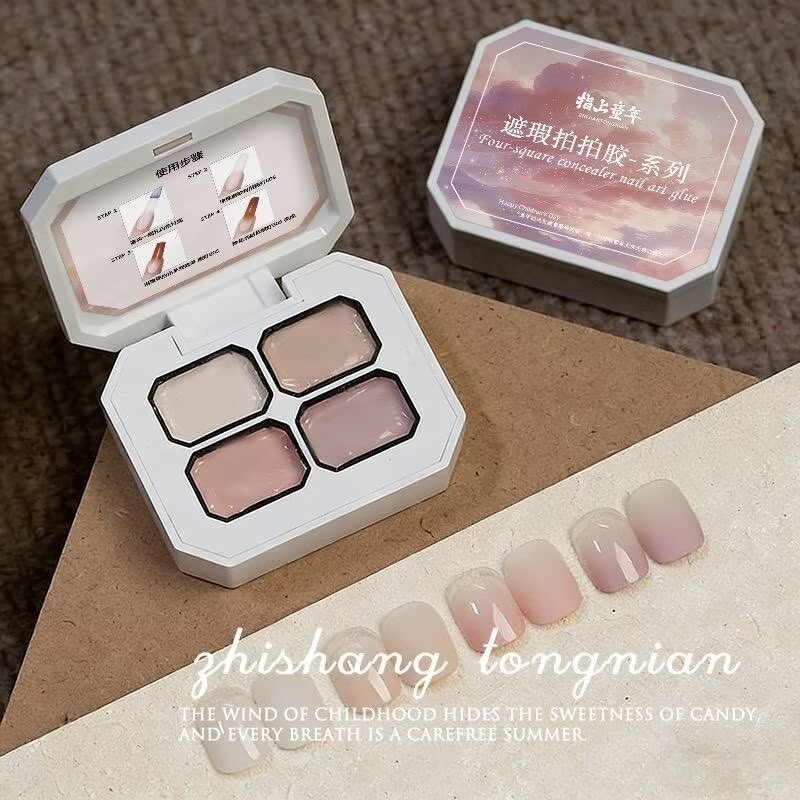 4 Colors concealer polular nud - Resin Art Gel ulasan dan harga