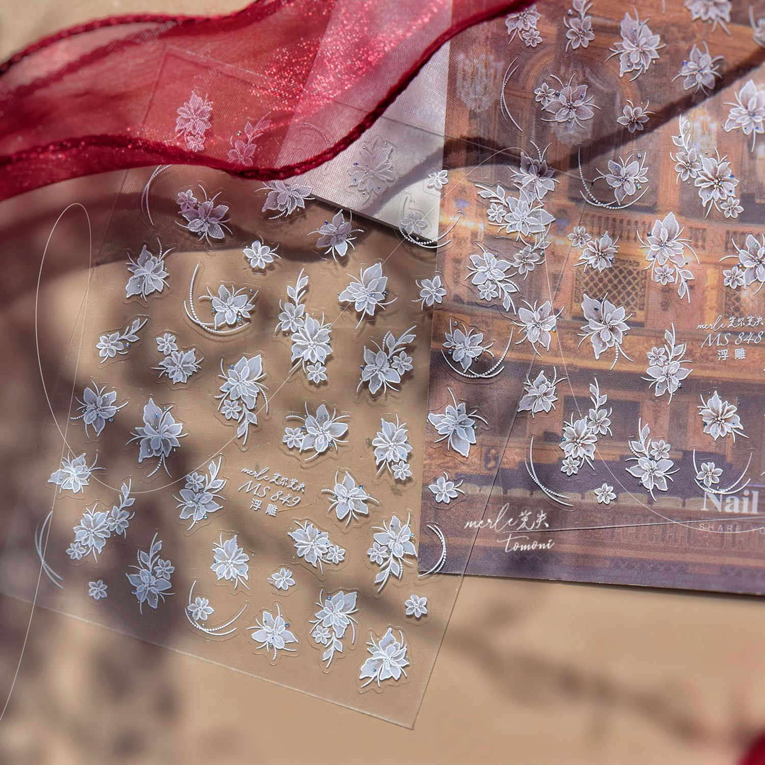 Vintage Flowers Relief 3D Ster - Resin Art Rose Petals ulasan dan harga