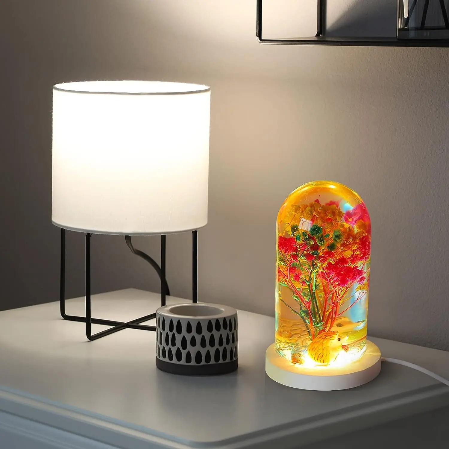 DIY Crystal Epoxy Resin Mold L - Resin Art Lamp ulasan dan harga