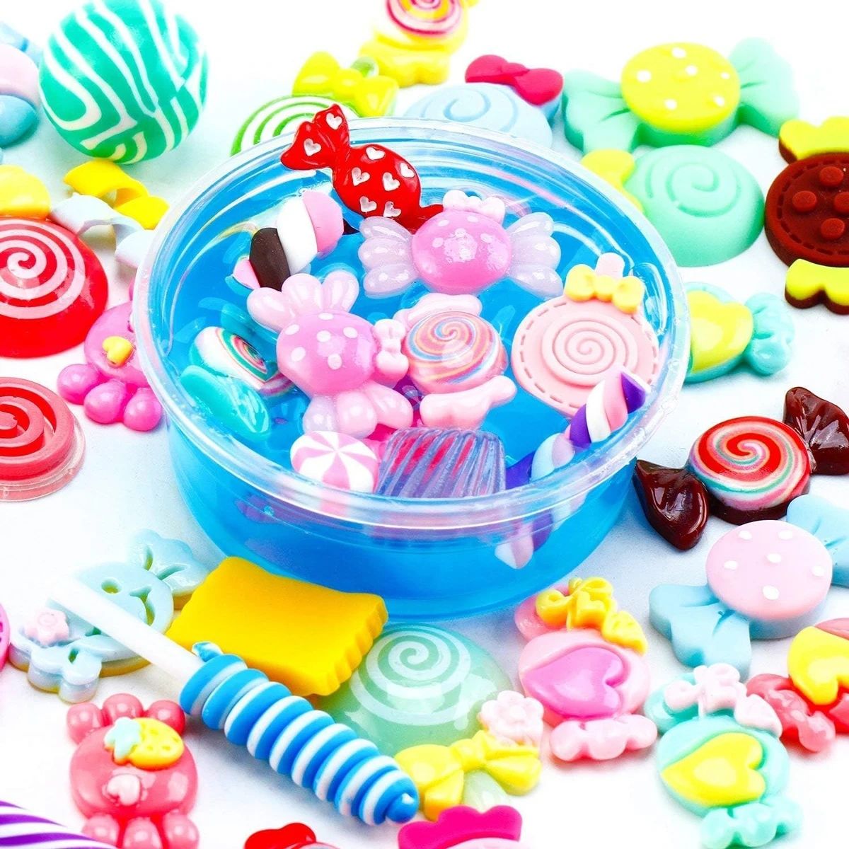 30pcs Random Candy Slime Charm - Resin Art Jewelry Kit ulasan dan harga