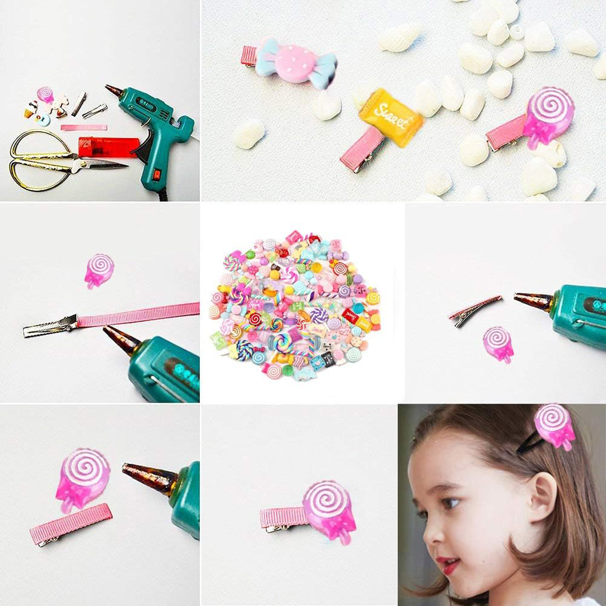 30pcs Random Candy Slime Charm - Resin Art Jewelry Kit ulasan dan harga