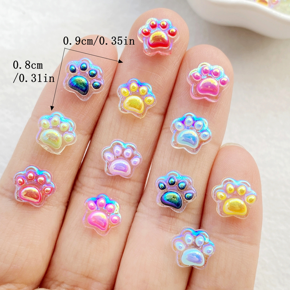 50Pcs Cute Cartoon Mini Colorf - Resin Art Design For Wedding ulasan dan harga