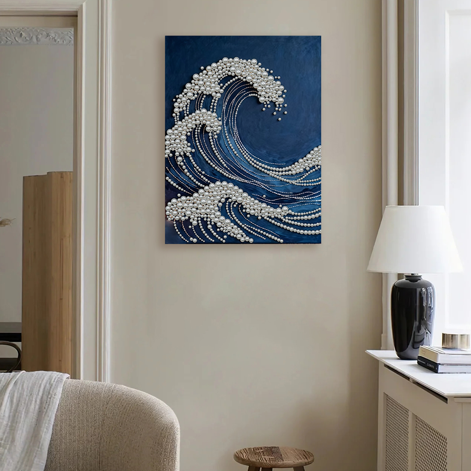 Waves DIY Pearl Painting Art K - Resin Art Frame ulasan dan harga