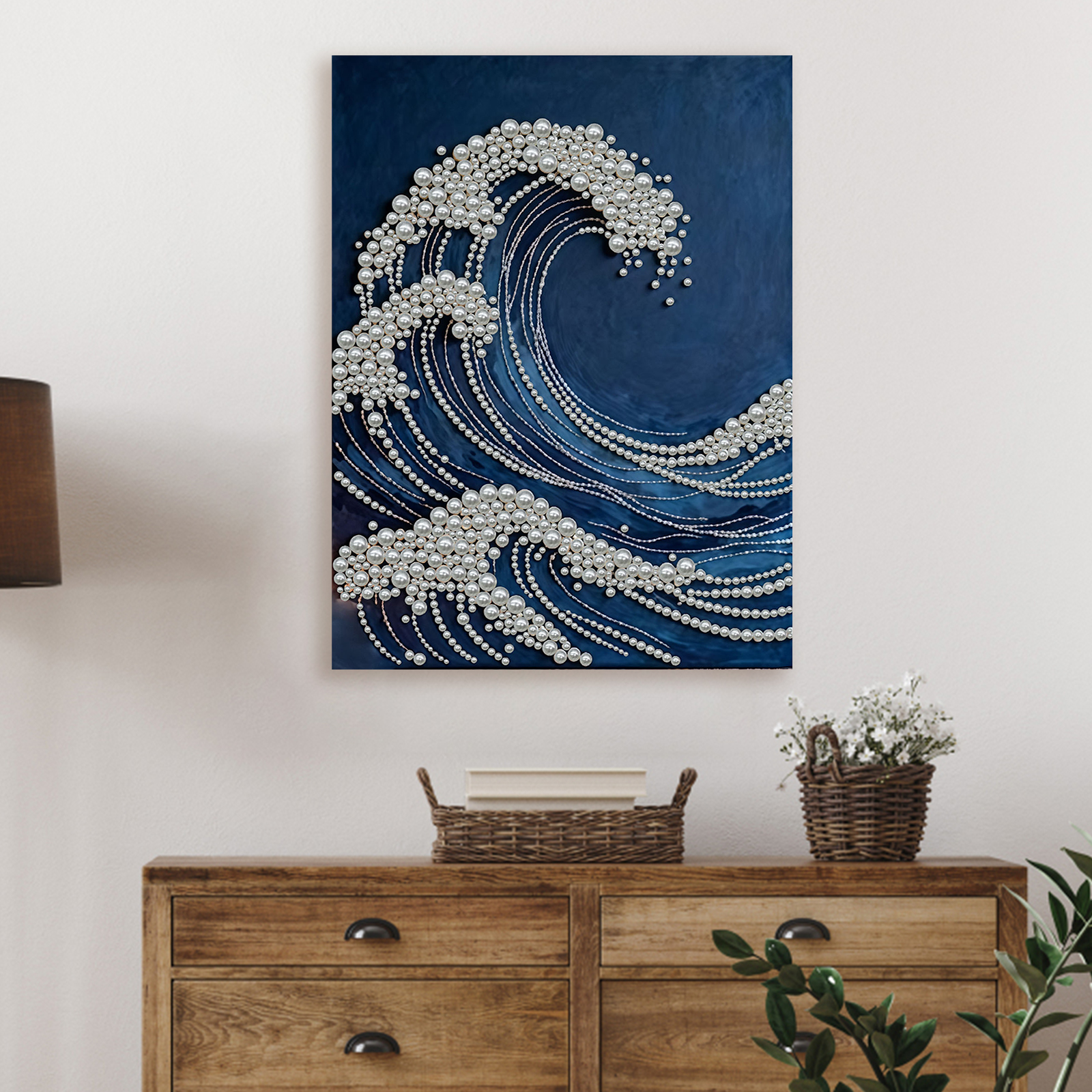 Waves DIY Pearl Painting Art K - Resin Art Frame ulasan dan harga