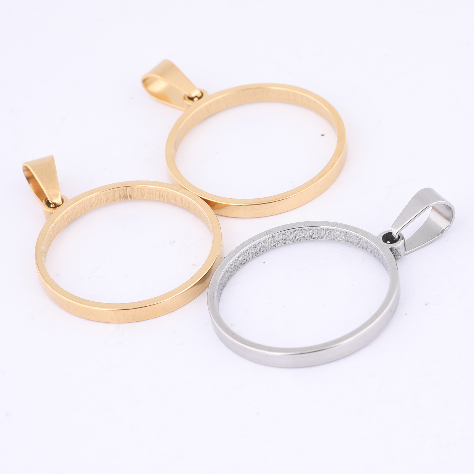10pcs 25mm Round Open Bezel Ch - Resin Art Jewelry Kit ulasan dan harga