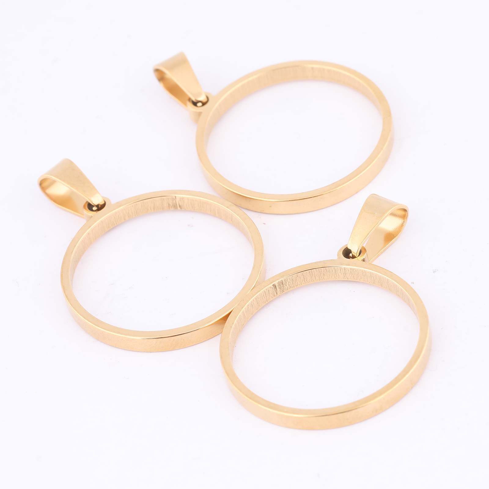 10pcs 25mm Round Open Bezel Ch - Resin Art Jewelry Kit ulasan dan harga