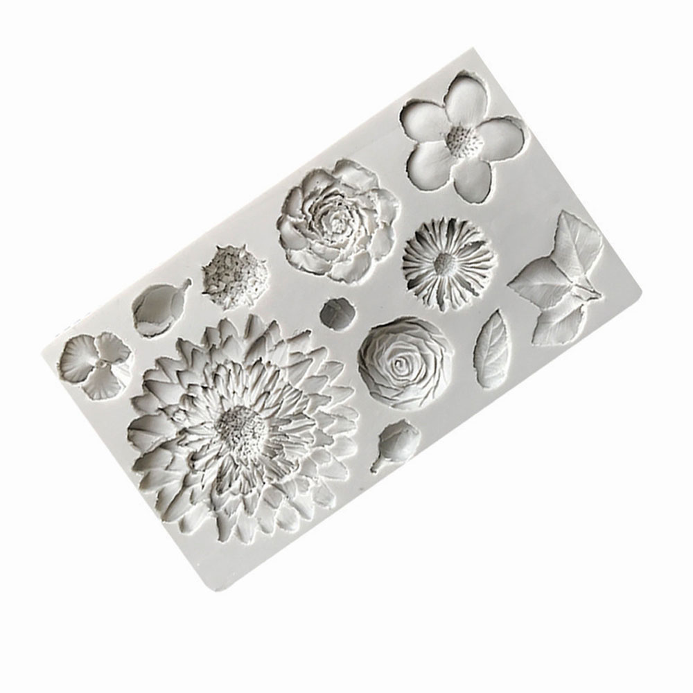 Sunflower Petals & Leaves Sili - Resin Art Rose Petals ulasan dan harga