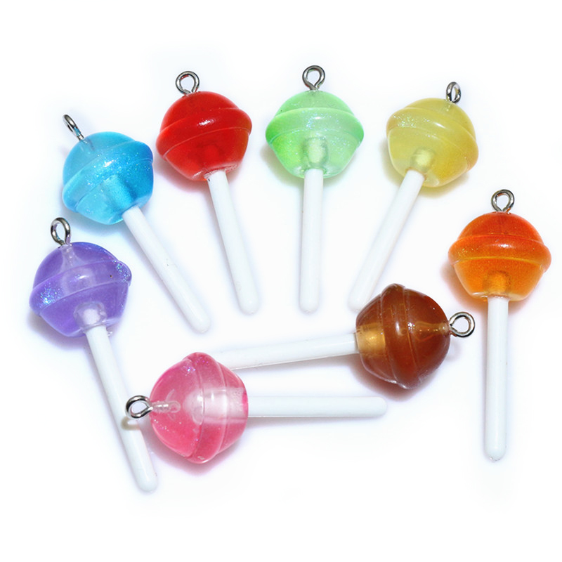 10pcs Resin Pendants Shiny Rou - Resin Art Jewelry Kit ulasan dan harga