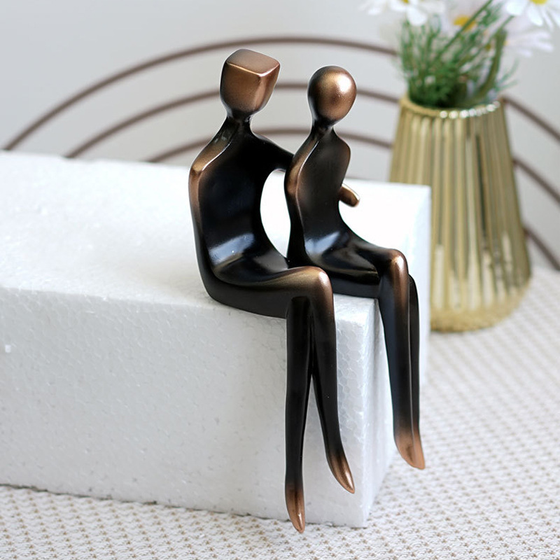 Couple Hugging Sculpture, Home - Resin Art For Anniversary Gift ulasan dan harga