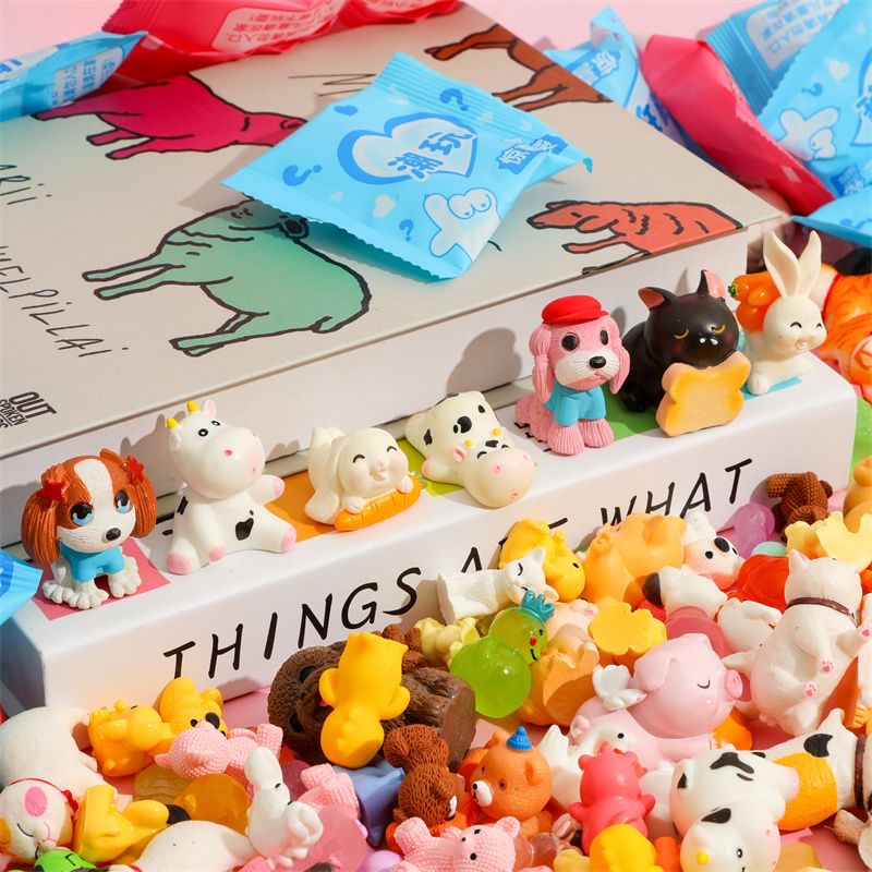 40 Pieces/Set Random Cartoon B - Resin Art Case ulasan dan harga