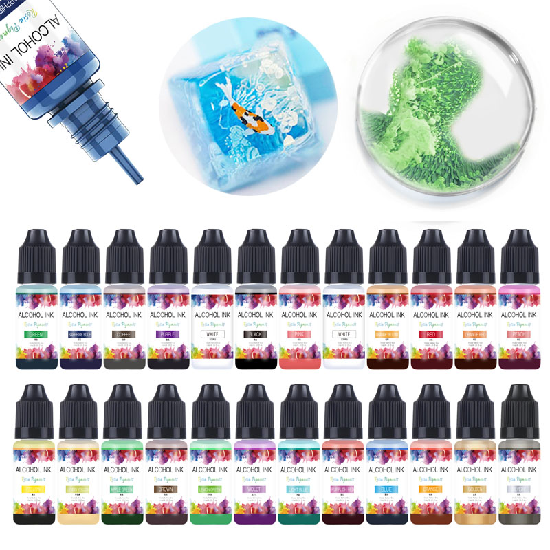 10ml Art Ink Alcohol Resin Pig - Resin Art Alcohol Ink ulasan dan harga