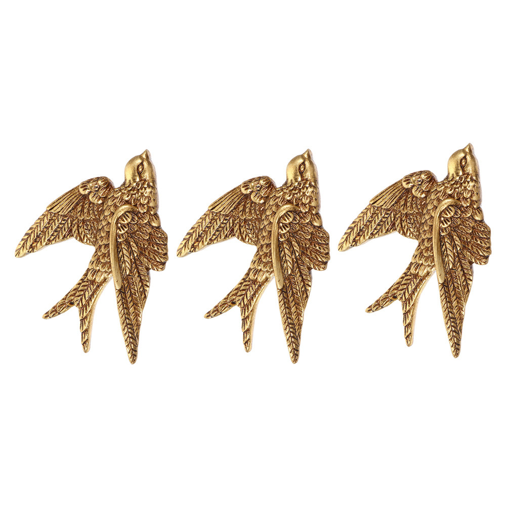 3Pcs Swallow Wall Decoration R - Resin Art Sculptures ulasan dan harga