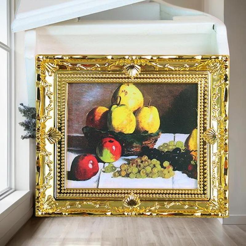 1Pcs Miniature Doll House Wall - Resin Art Frame ulasan dan harga