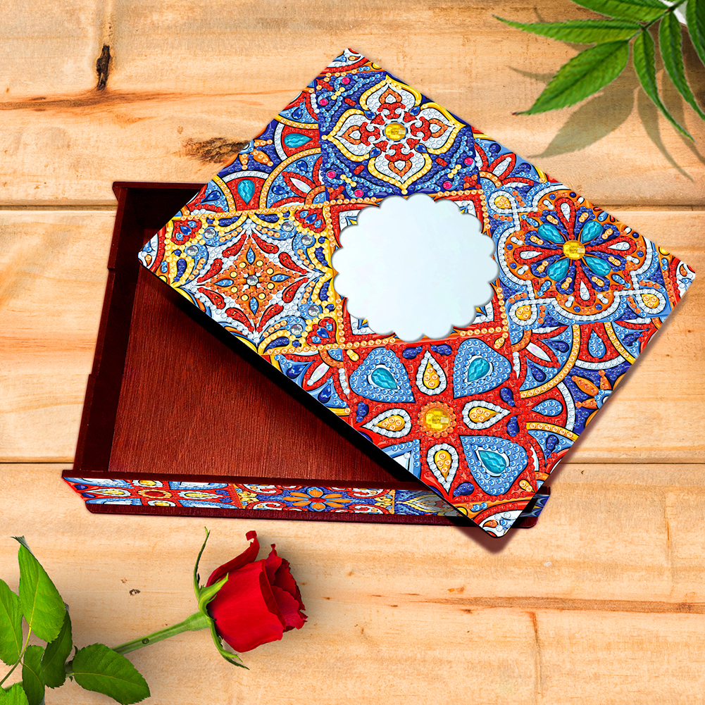 Ring Organizer Case DIY Diamon - Resin Art Case ulasan dan harga