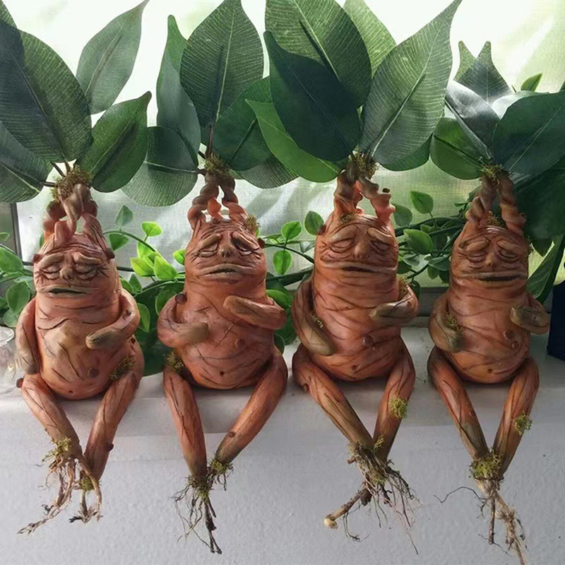 1PCS Mandrake Grass Resin Stat - Resin Art For Anniversary Gift ulasan dan harga