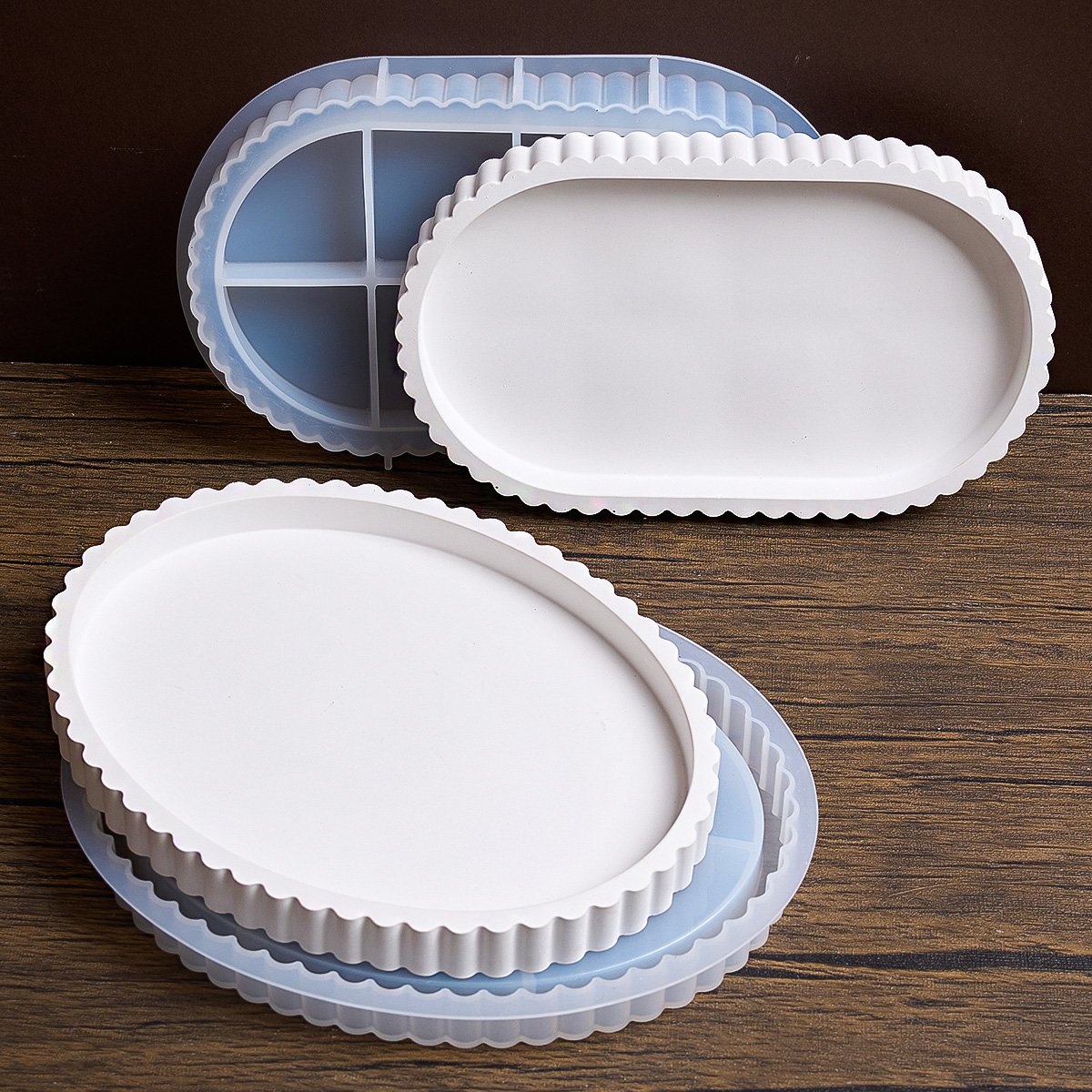 DIY Concrete Tray Silicone Mol - Resin Art Tray ulasan dan harga