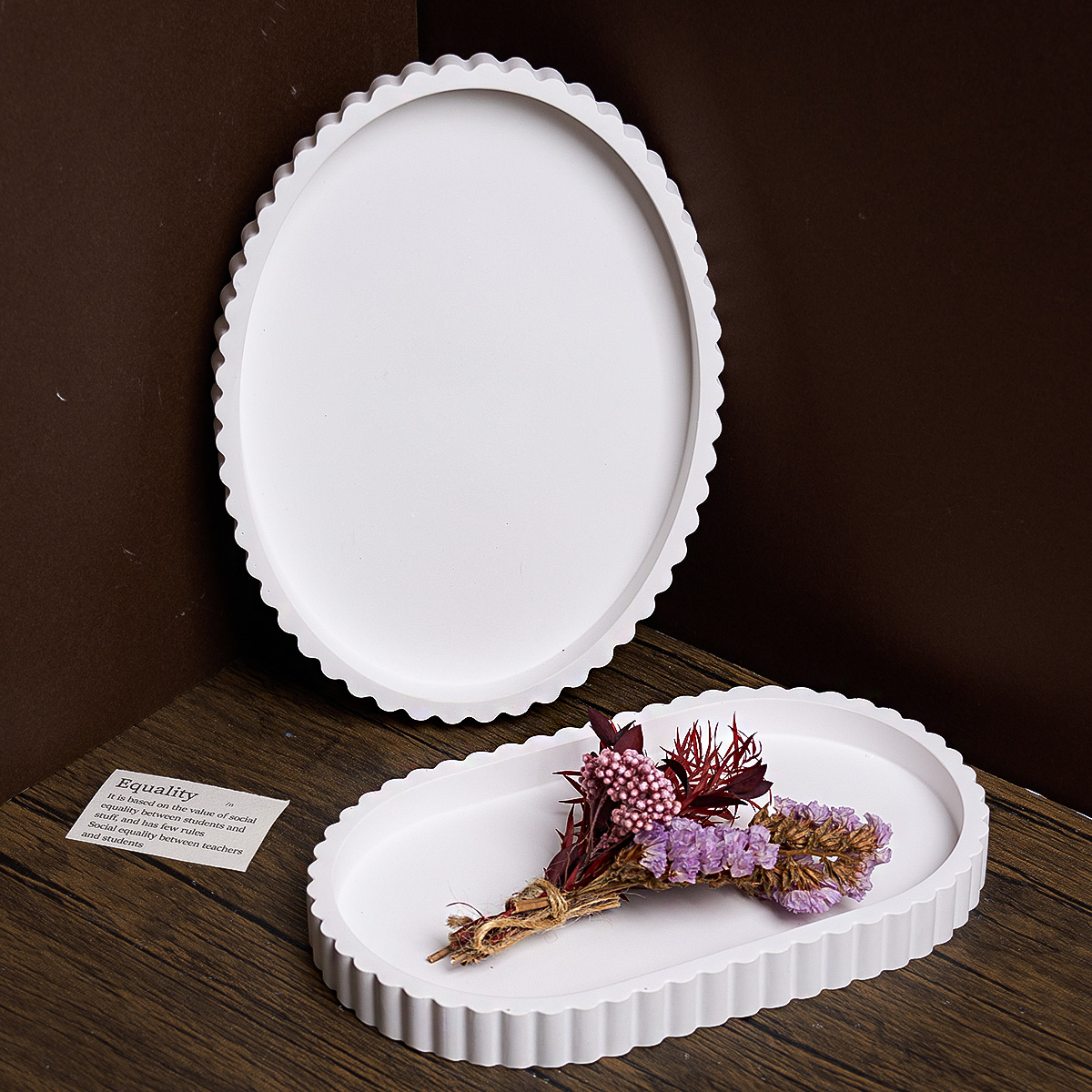 DIY Concrete Tray Silicone Mol - Resin Art Tray ulasan dan harga