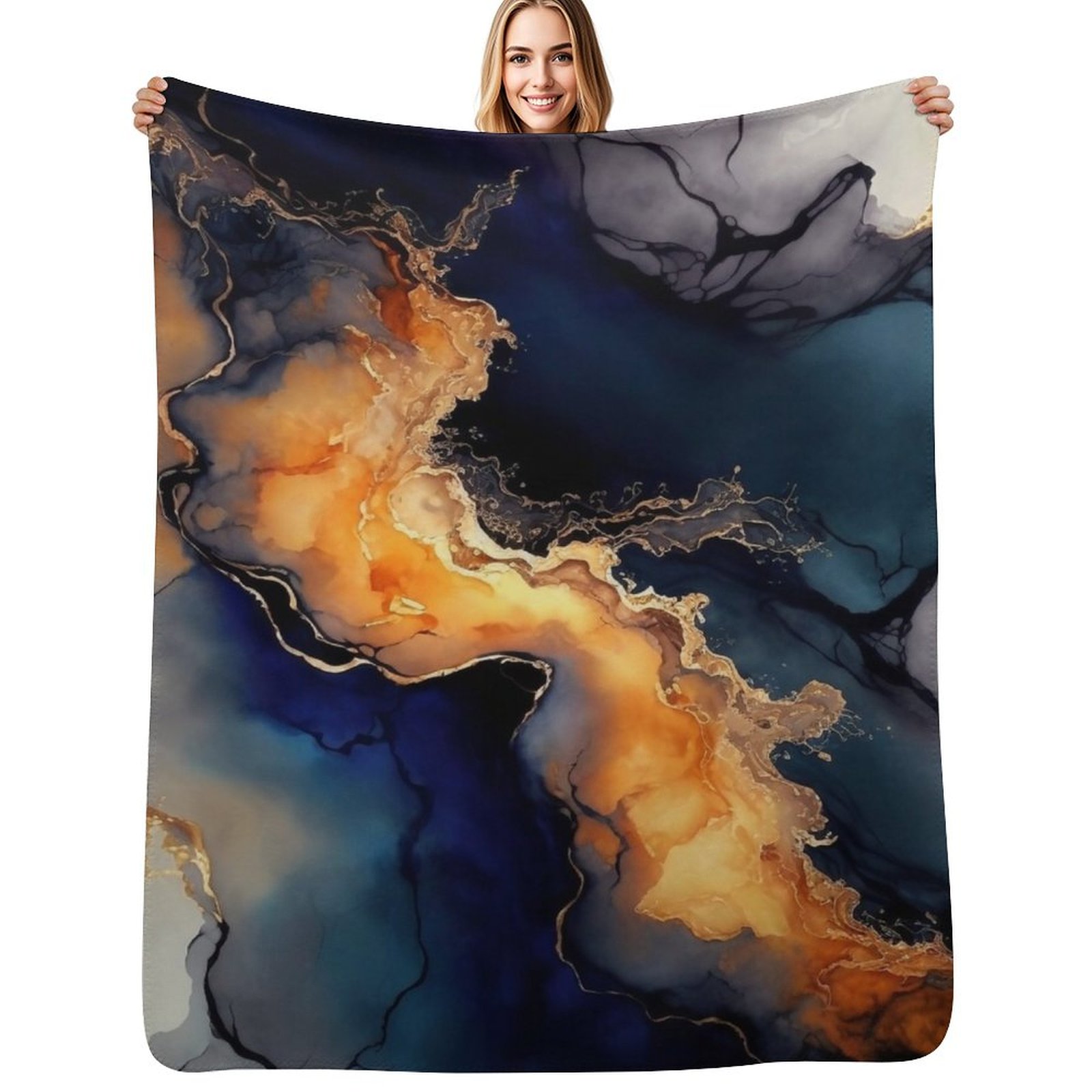 Volcanic Waves - Abstract Alco - Resin Art Alcohol Ink ulasan dan harga