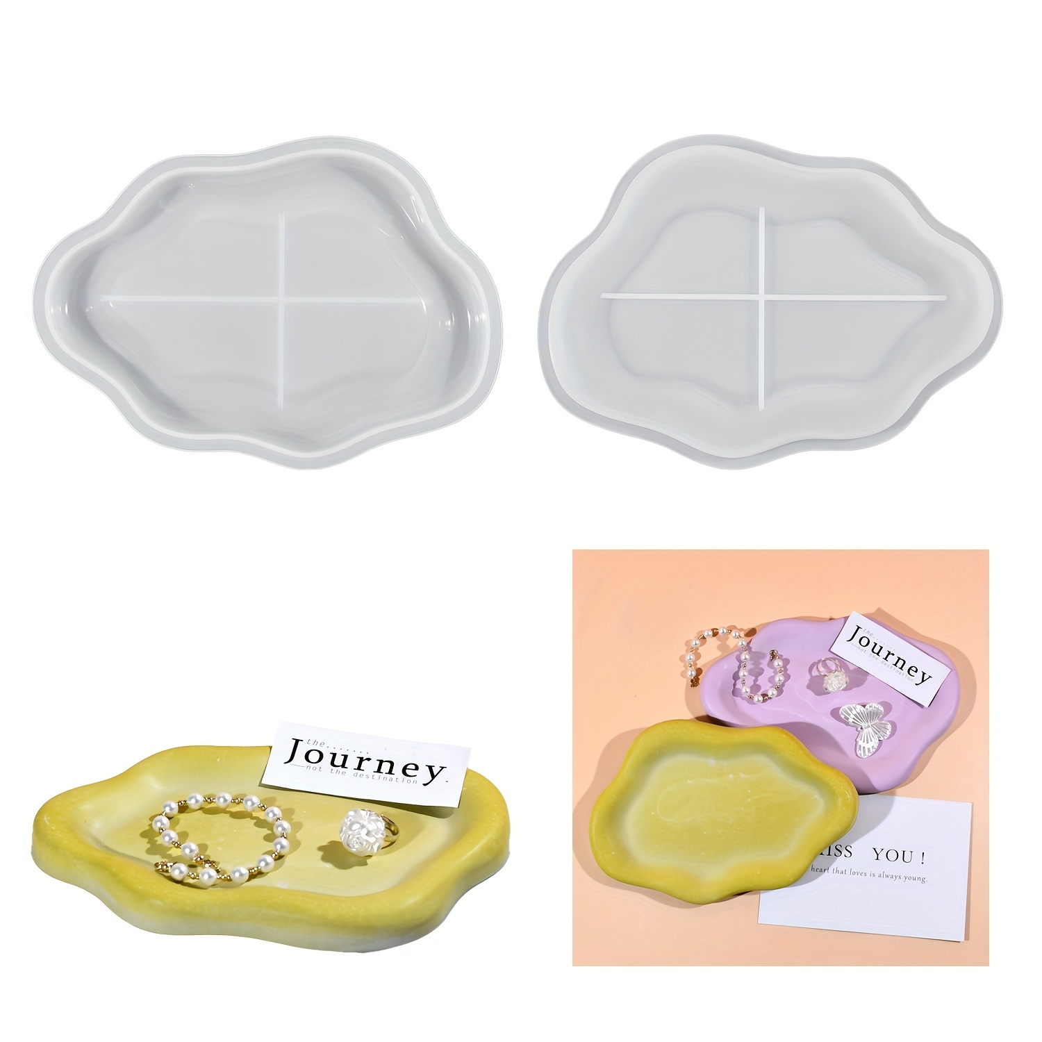 Heart Tray Resin Mold Cloud Co - Resin Art Tray ulasan dan harga