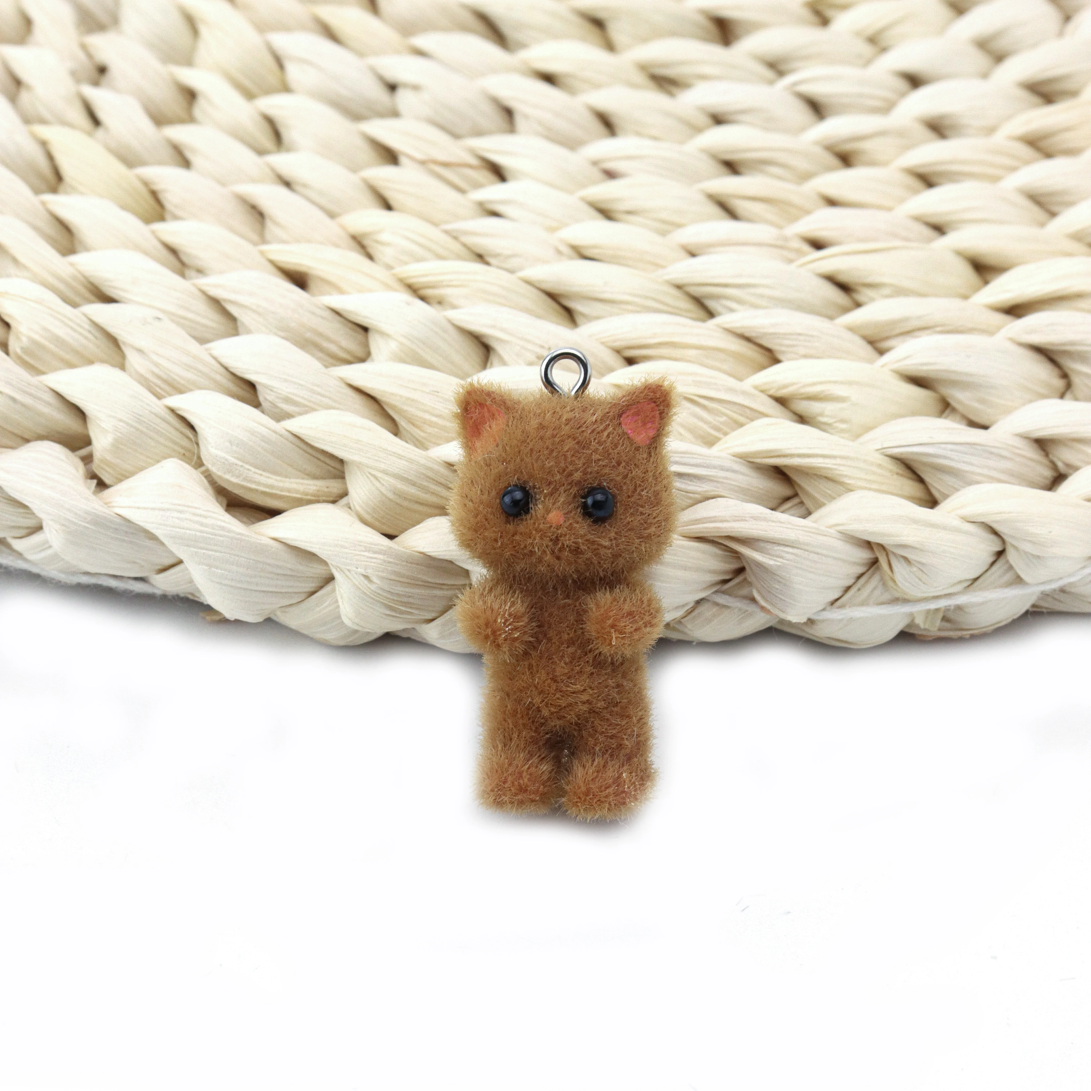 33PCS Cat Pendant Kawaii 3D Fl - Resin Art Keychain ulasan dan harga