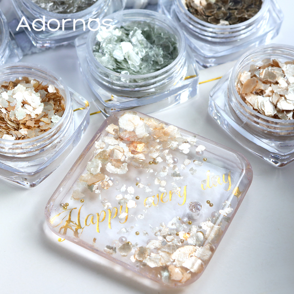 6 Colors Irregular Marble Mica - Mica Flake Resin ulasan dan harga