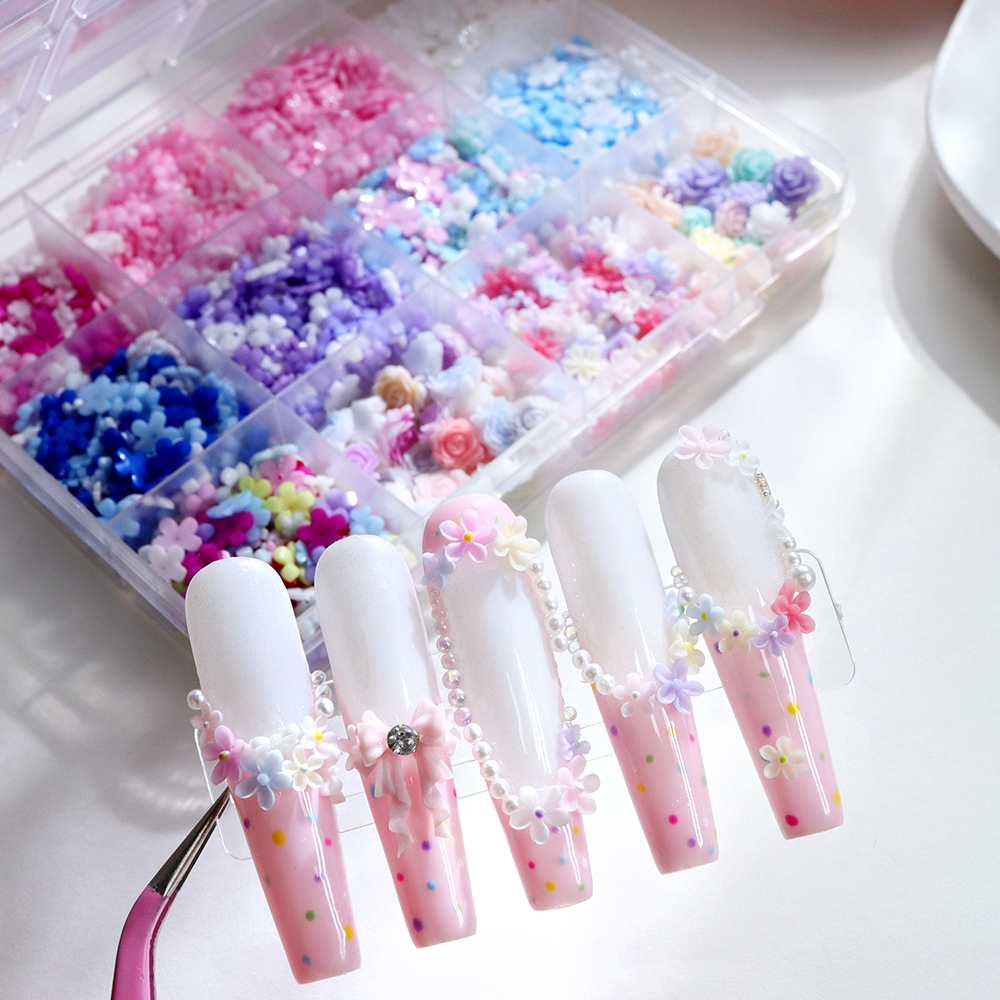Multicolor Acrylic Flower Resi - Resin Art Rose Petals ulasan dan harga