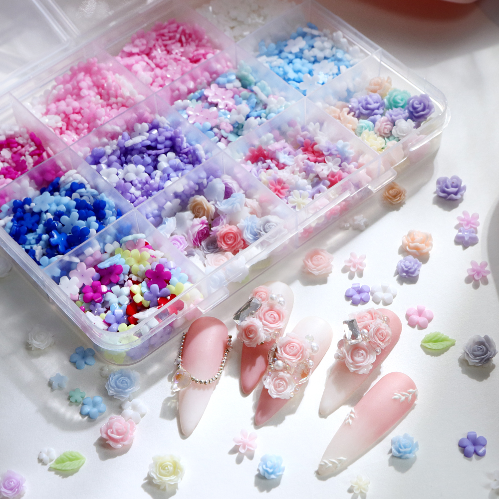Multicolor Acrylic Flower Resi - Resin Art Rose Petals ulasan dan harga