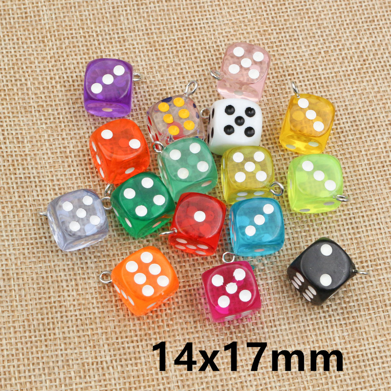 10PCS Resin Pendant Charms Rab - Resin Art Keychain ulasan dan harga