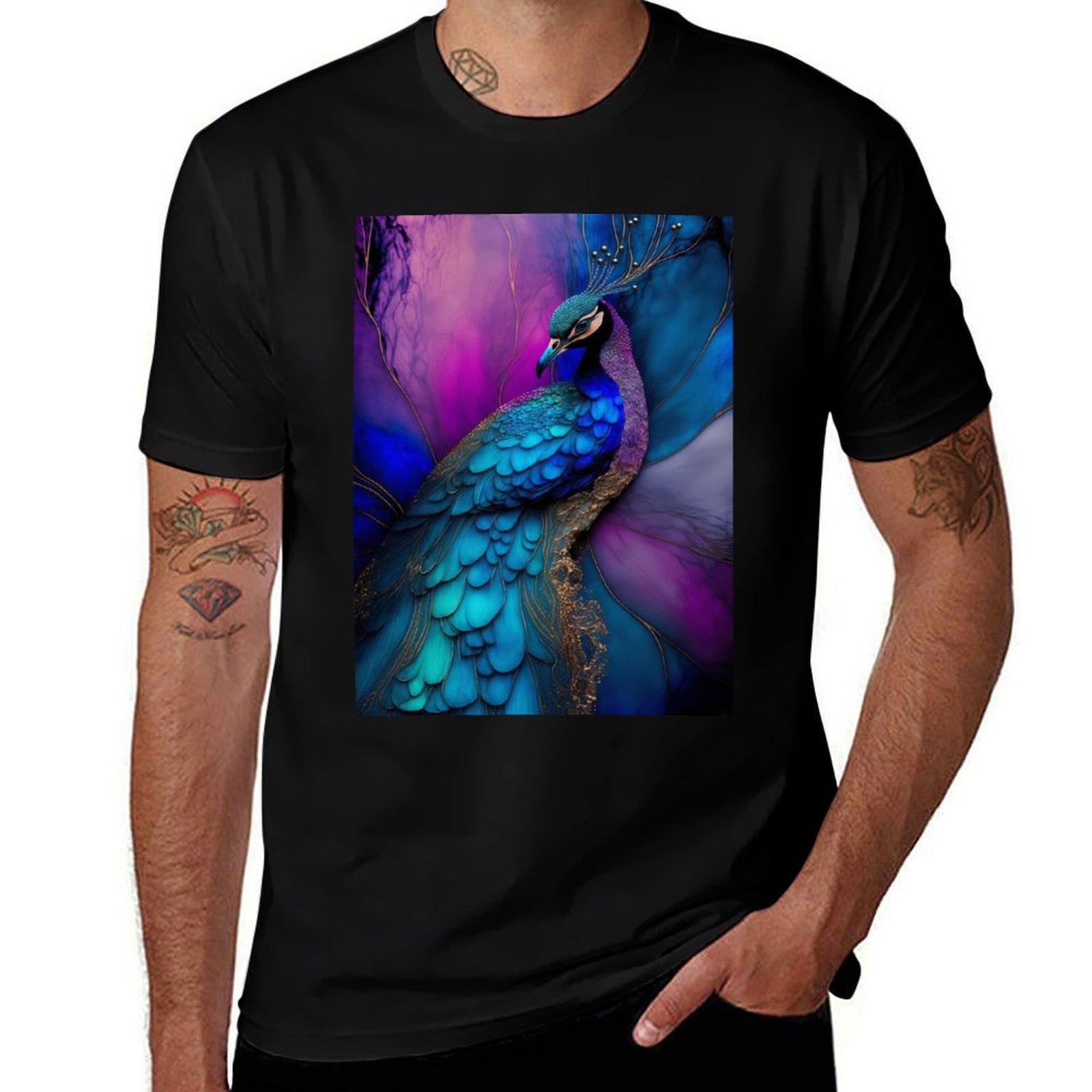 Peacock Plume - Alcohol Ink Re - Resin Art Alcohol Ink ulasan dan harga