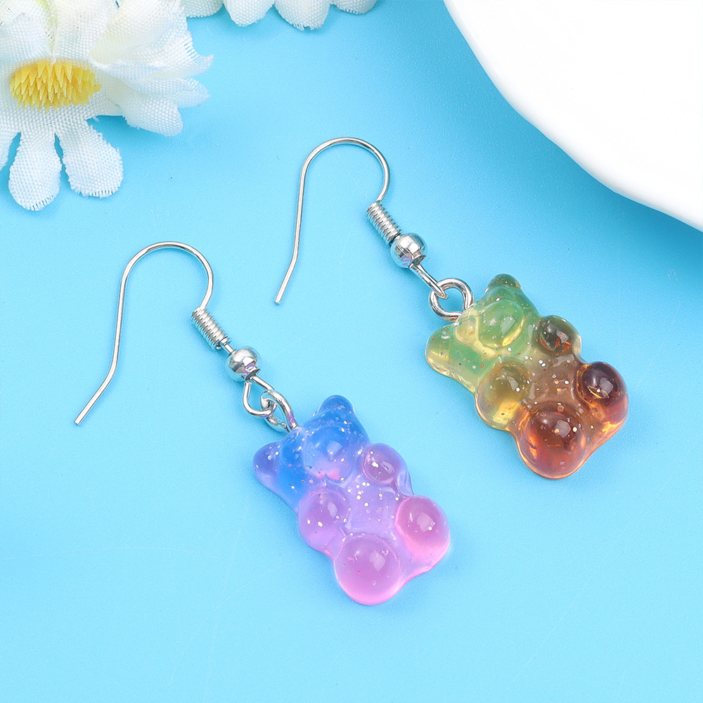 10/30/60pcs Dual Color Resin B - Resin Art Keychain ulasan dan harga
